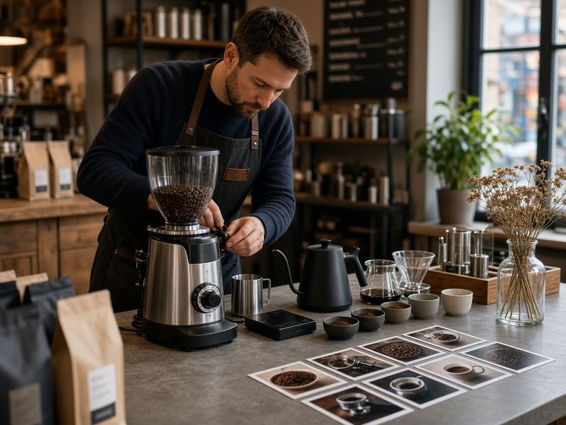 Home brew clinic at Urban Harbor Roastery