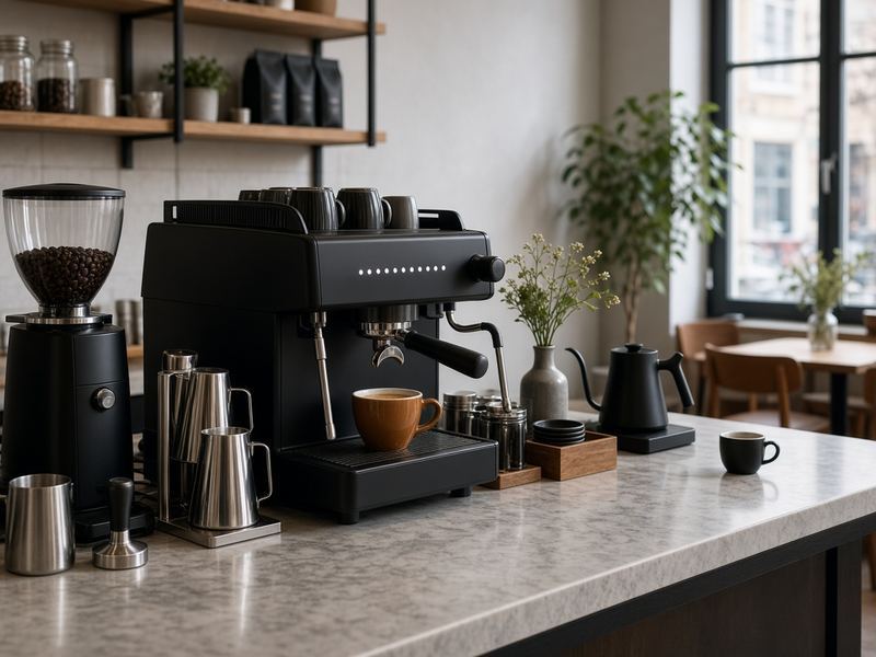 Espresso bar at Urban Harbor Roastery